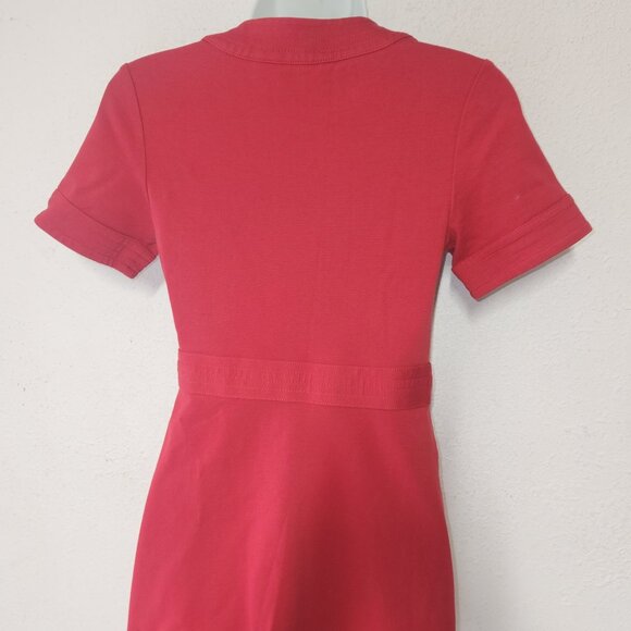 Boden *** stylish wrap dress Burnt Orange in size 4P - Picture 6 of 12